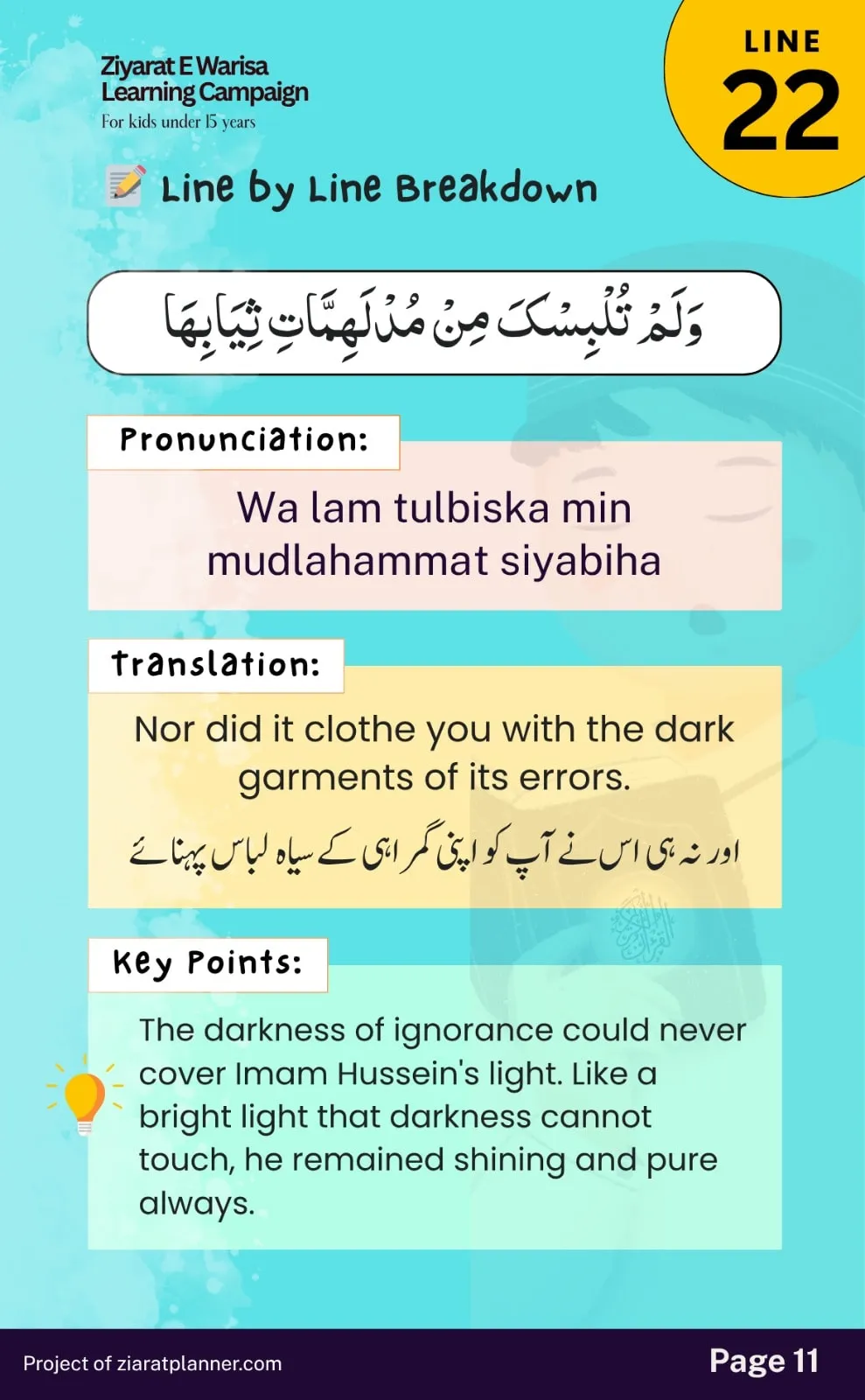 Ziarat E Warisa for Kids, Part 3, page 11